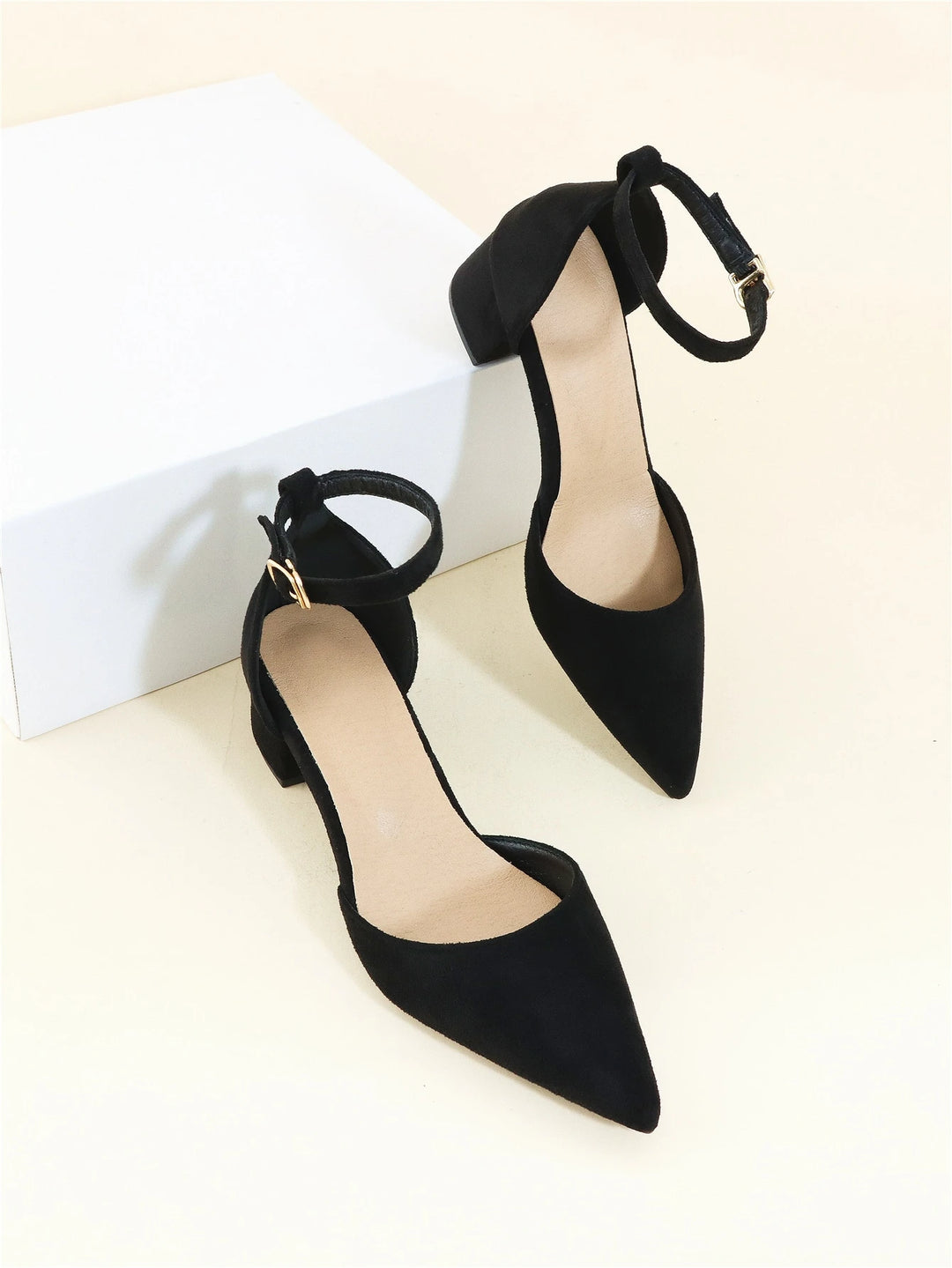 Pantofi cu toc SHEIN, negru