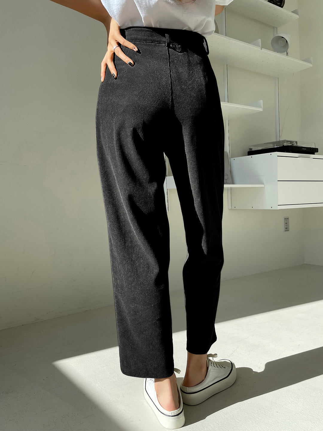 Pantaloni SHEIN, negru