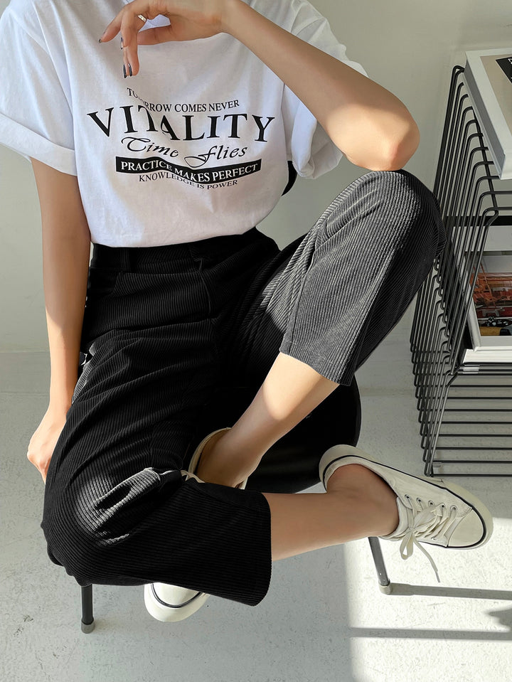 Pantaloni SHEIN, negru