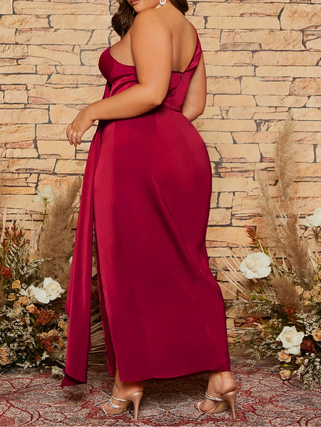 Rochie maxi SHEIN, roșu