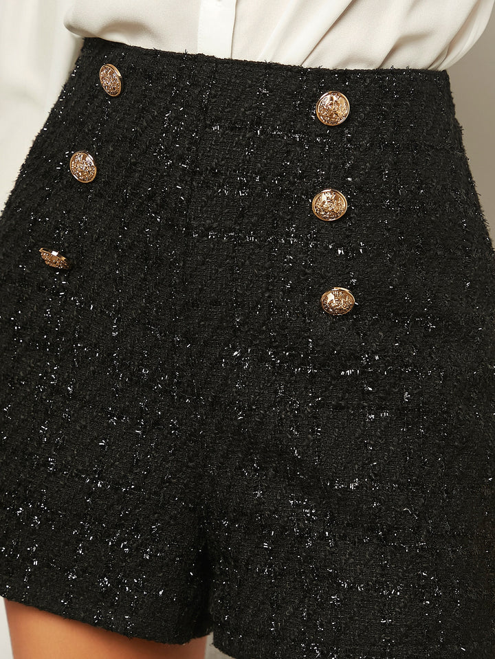 Pantaloni scurți SHEIN, negru