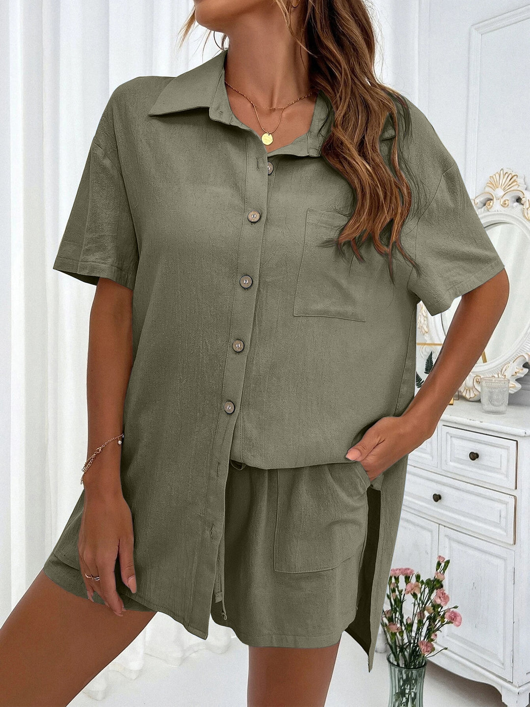 SHEIN komplett szett, khaki