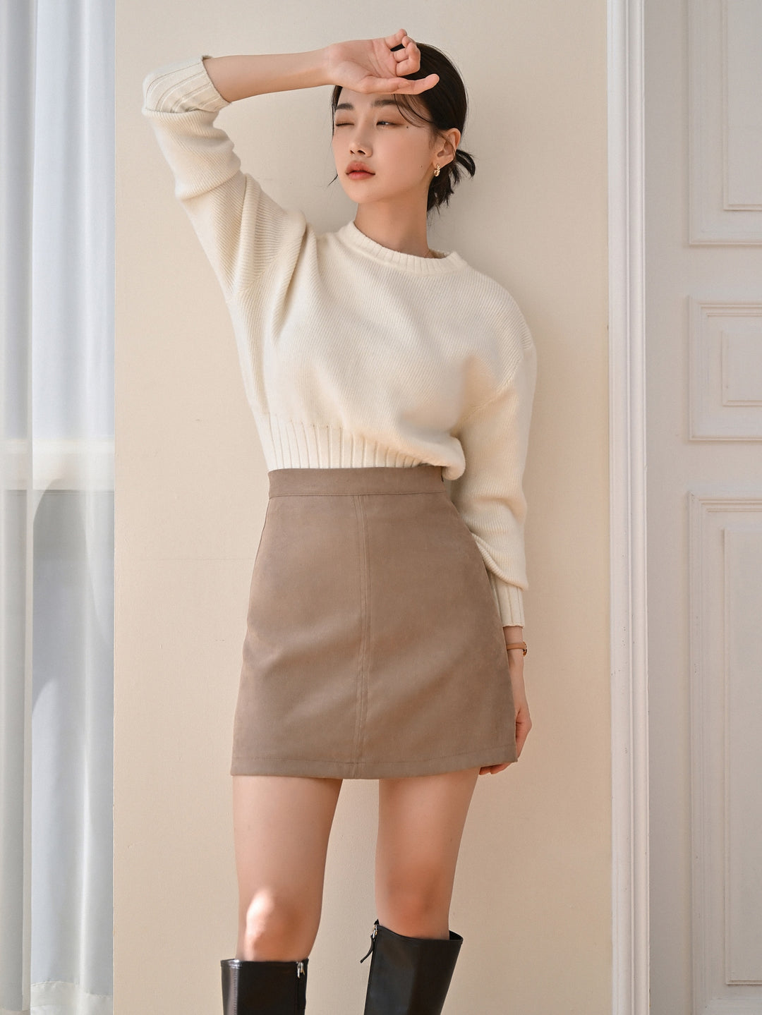 SHEIN szoknya, khaki