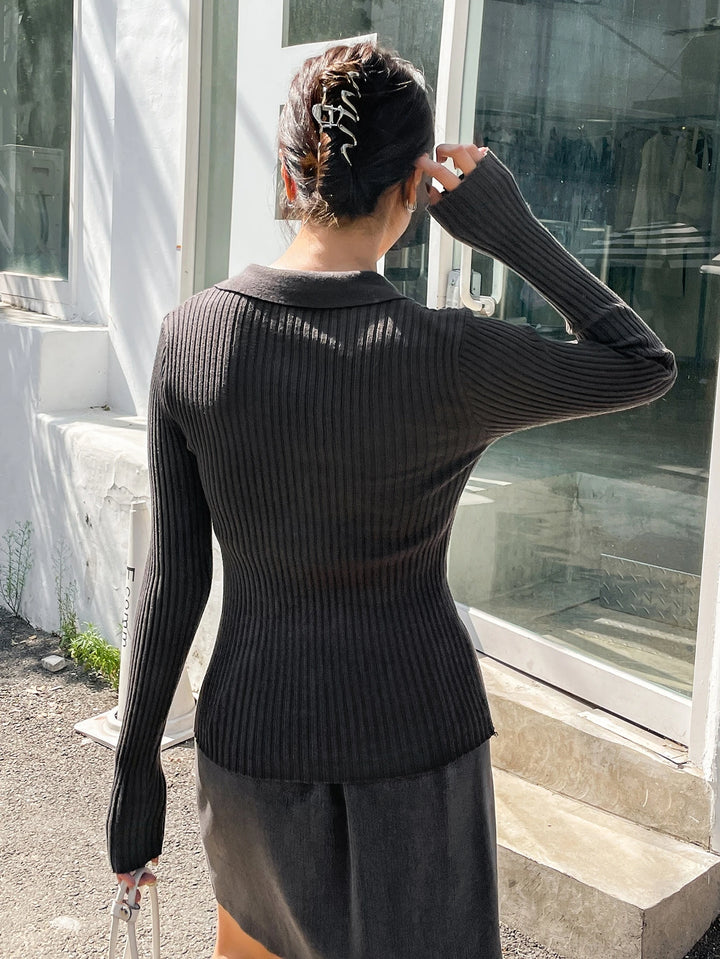 SHEIN blúz, khaki
