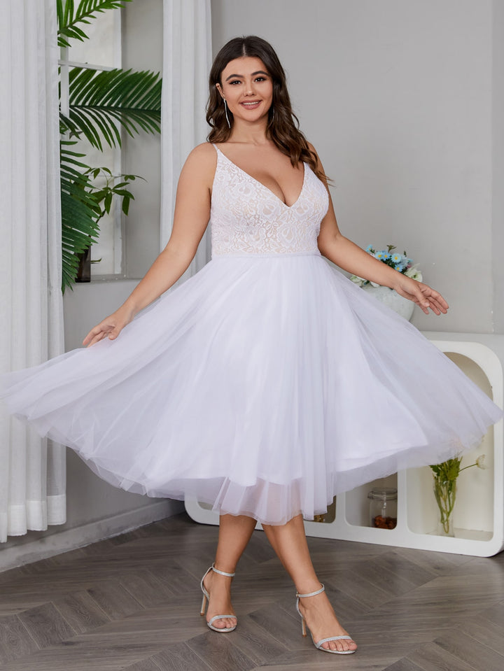 Rochie de ocazie  SHEIN, alb