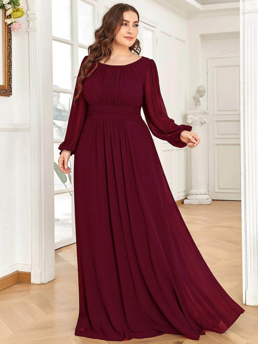 Rochie maxi SHEIN, vișiniu