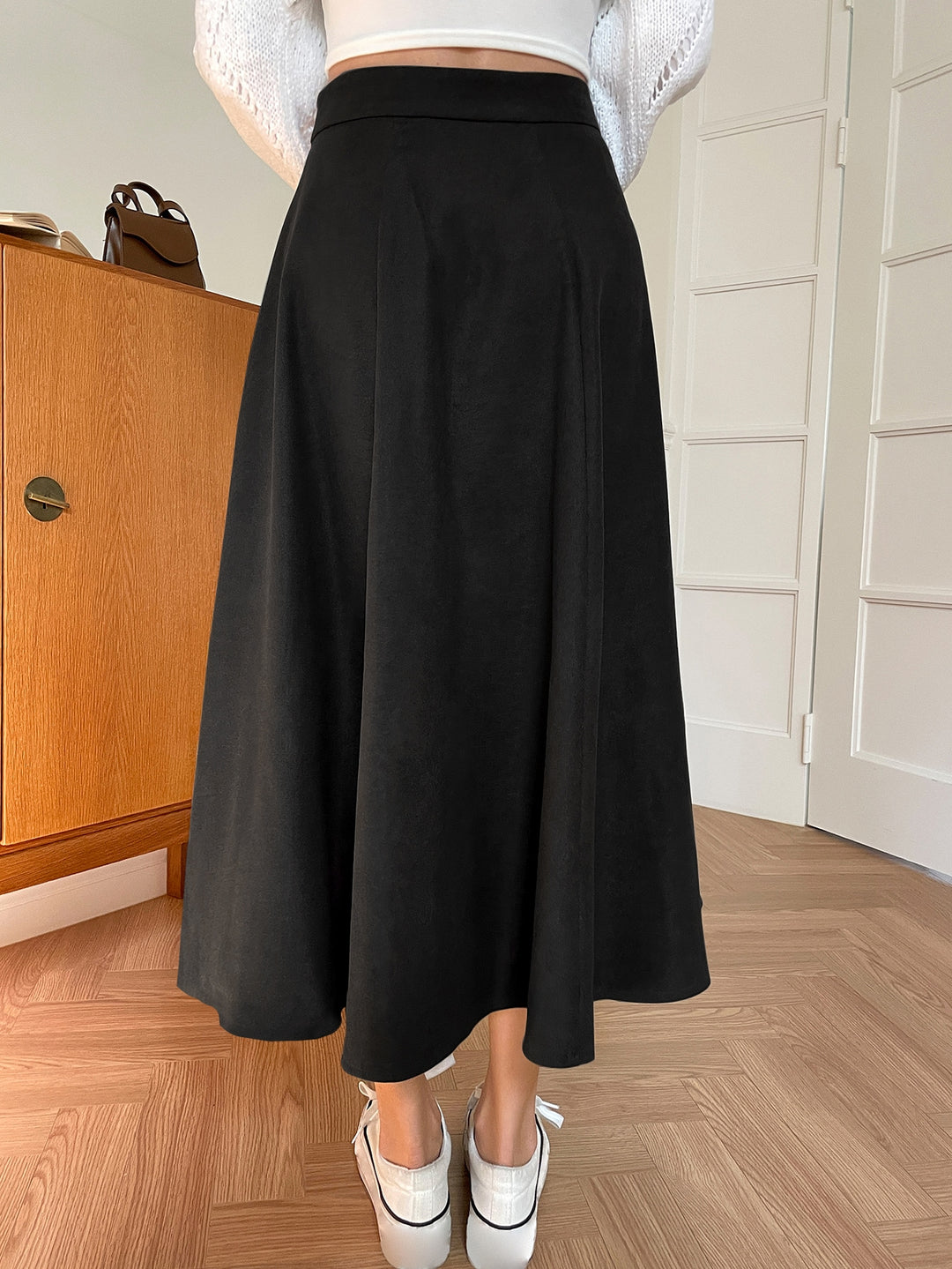 SHEIN maxi szoknya, fekete