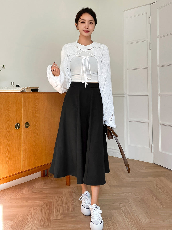 SHEIN maxi szoknya, fekete