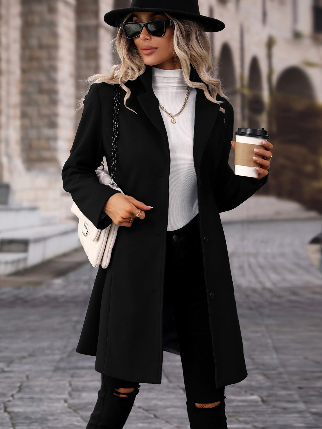 Palton SHEIN, negru