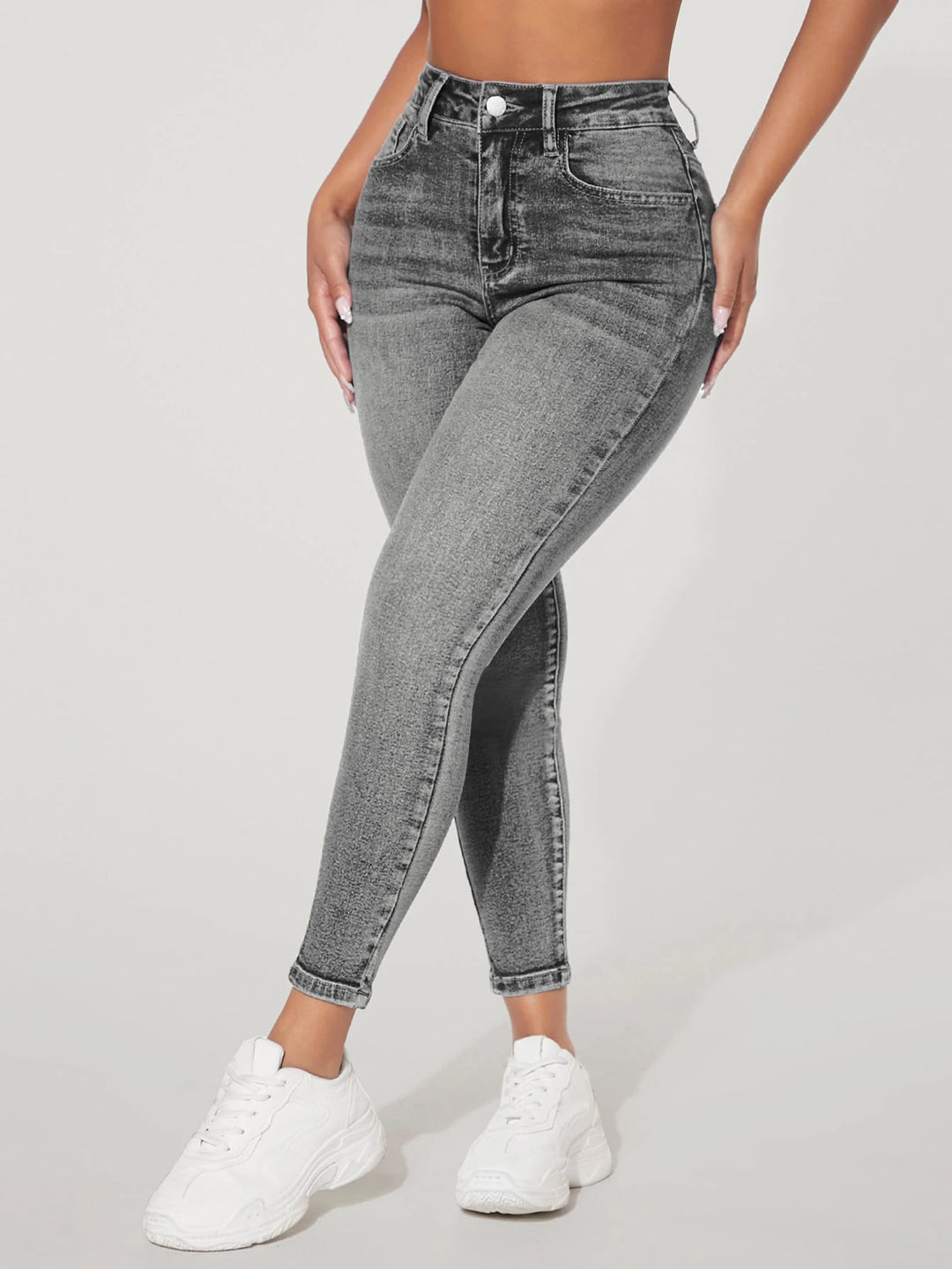 Jeans, SHEIN, szürke