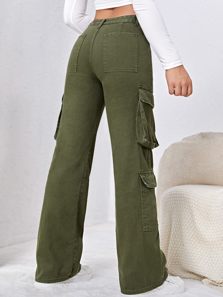 Jeans SHEIN, khaki