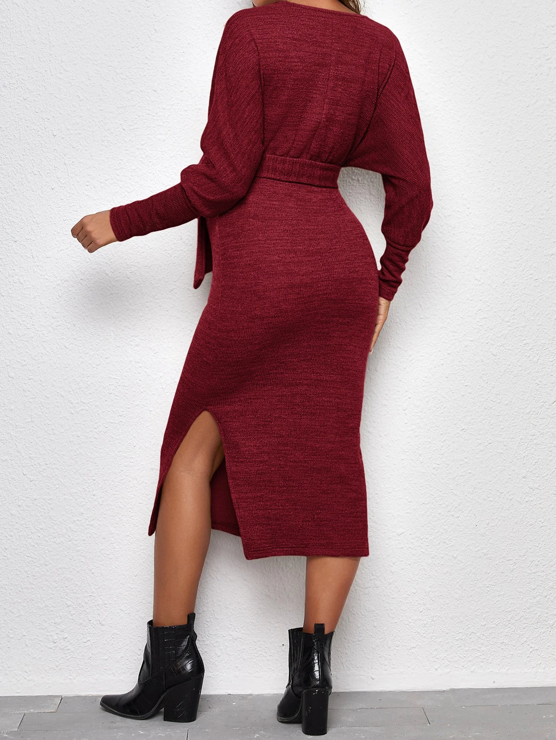 Rochie maxi SHEIN, vișiniu