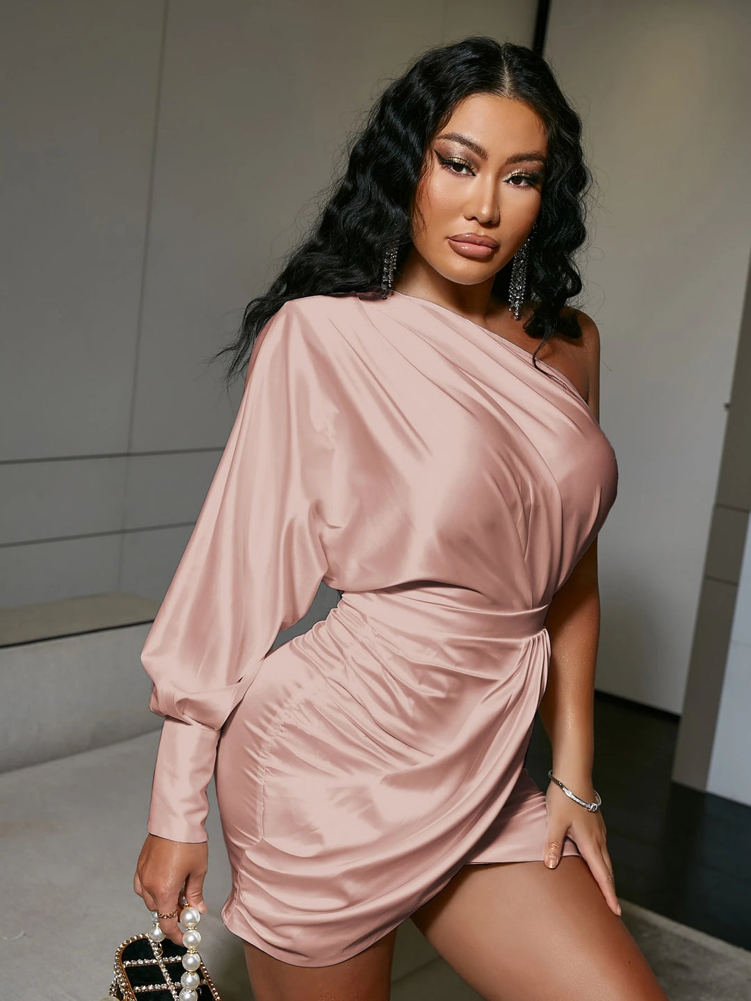 Rochie mini SHEIN, roz