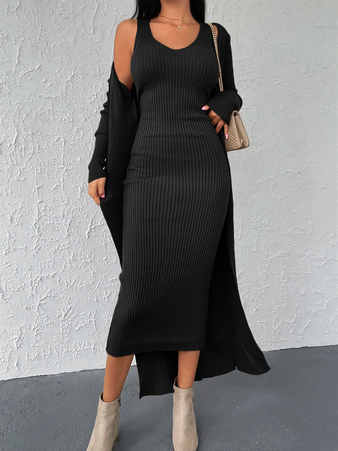 Cardigan SHEIN, negru