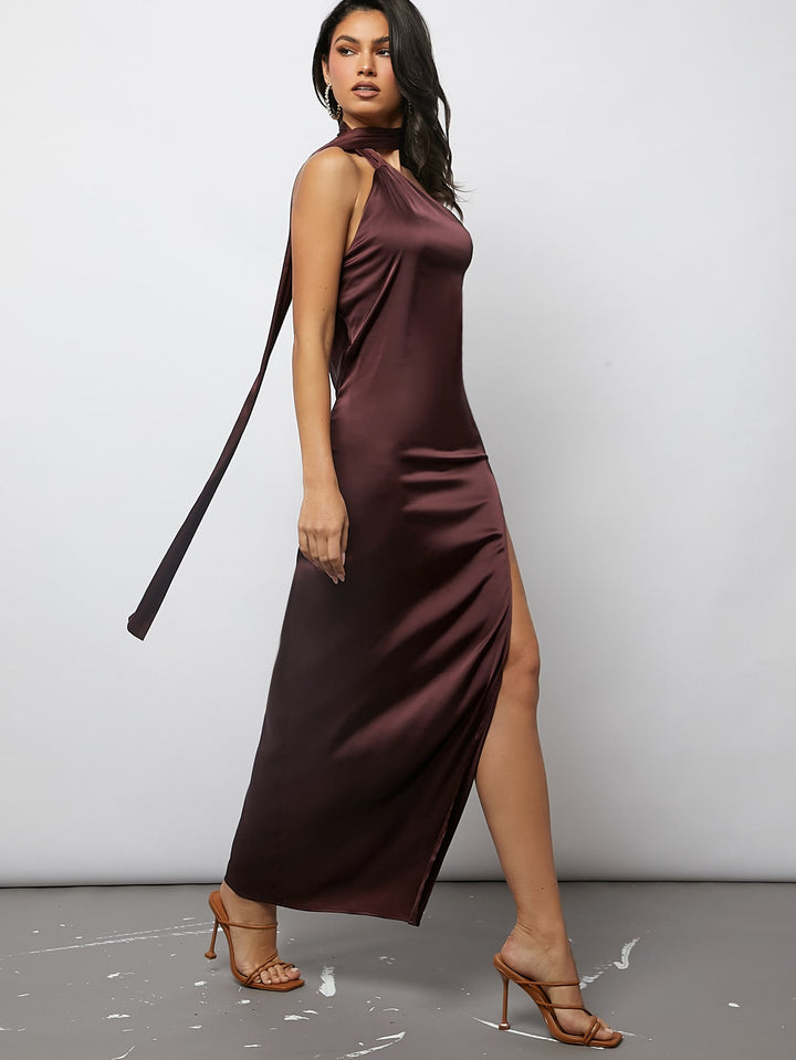 Rochie maxi SHEIN, vișiniu