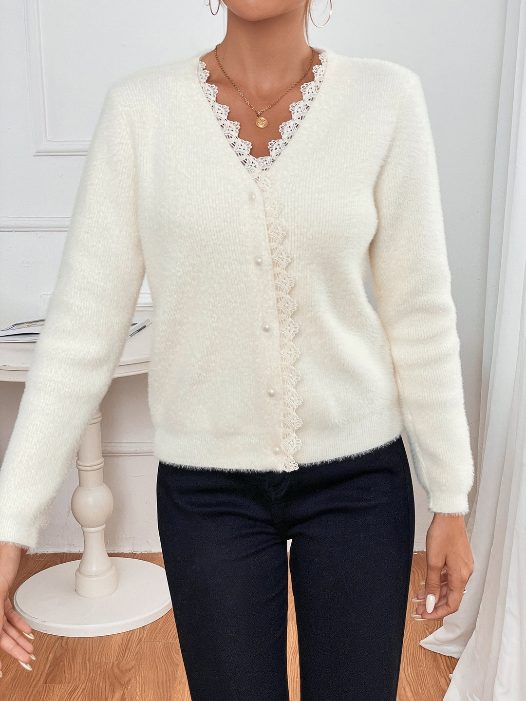 Cardigan SHEIN, bej