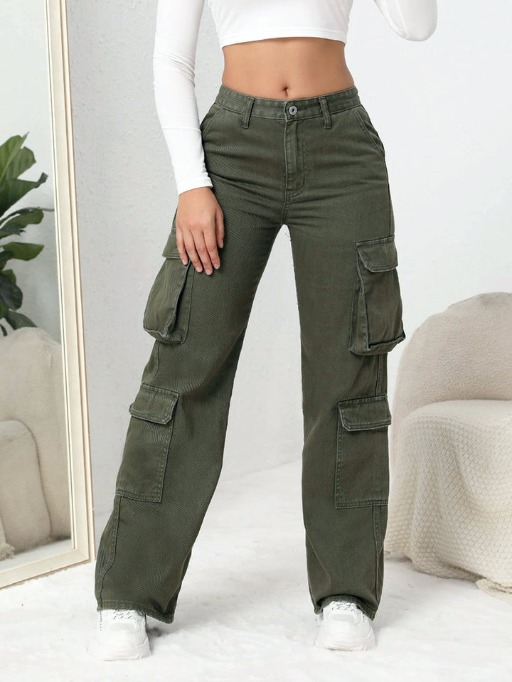 Jeans SHEIN, khaki