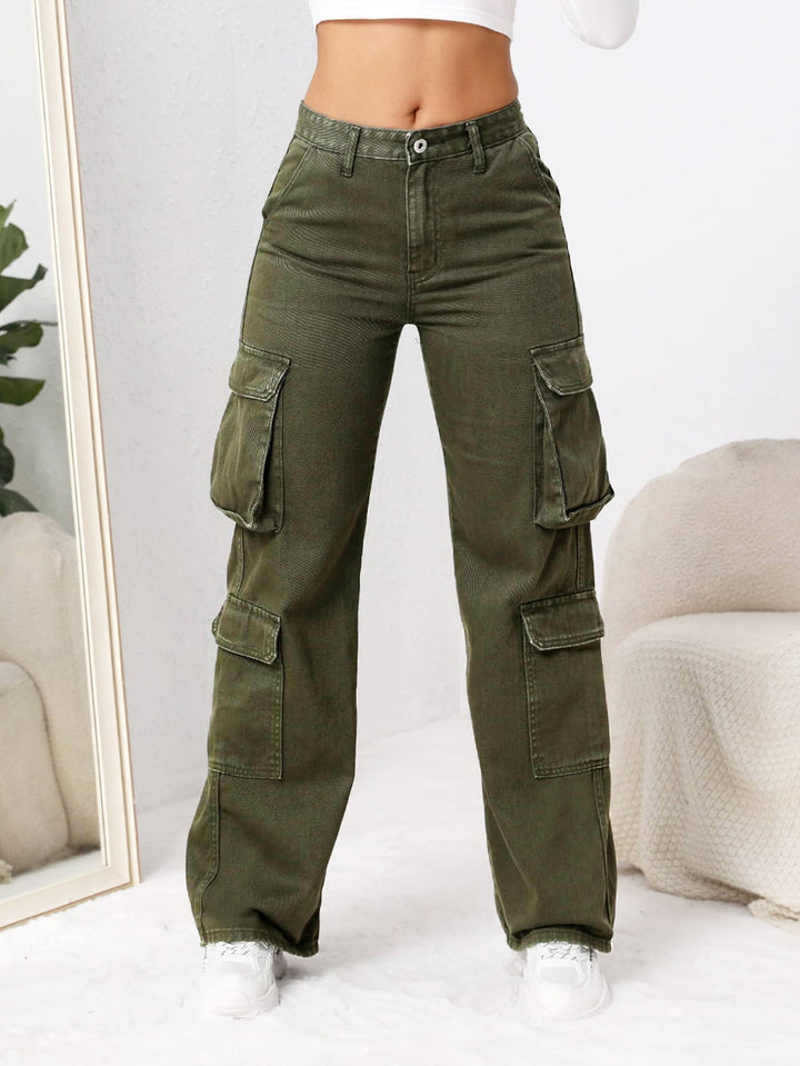 Jeans SHEIN, khaki
