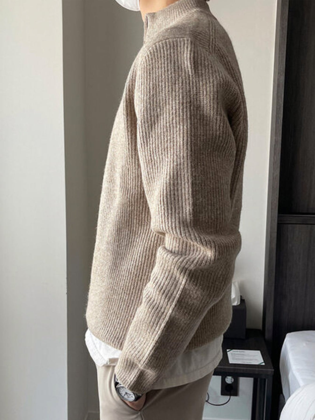 Pulóver SHEIN, khaki