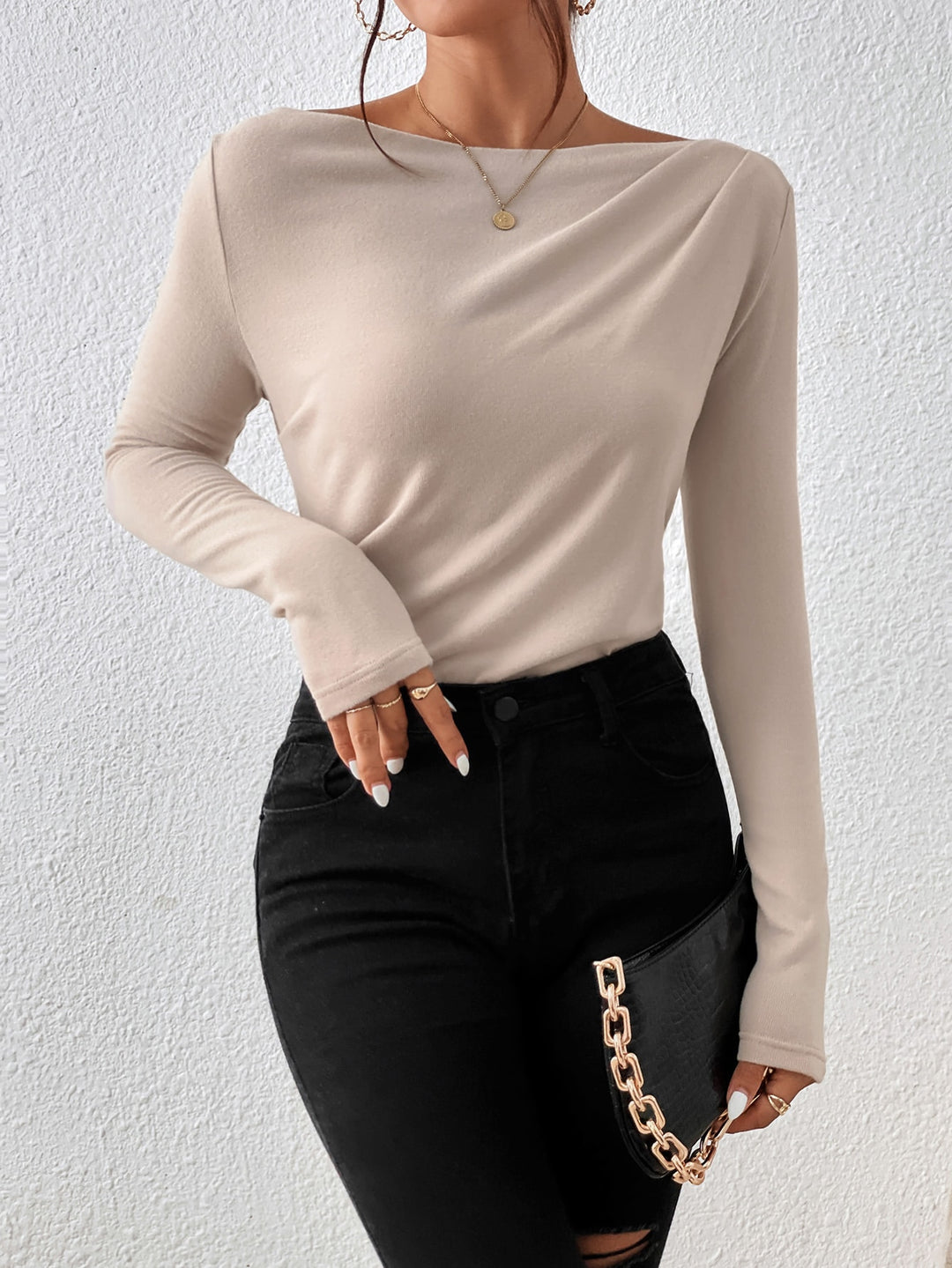 Tricou SHEIN, portocaliu
