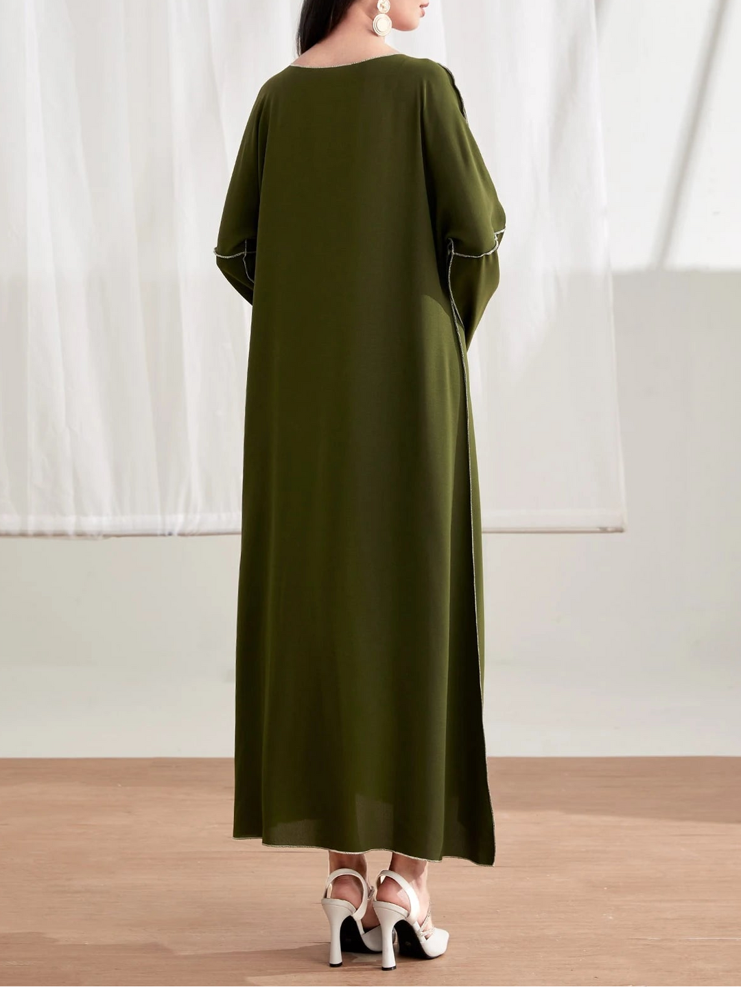SHEIN maxi ruha, zöld