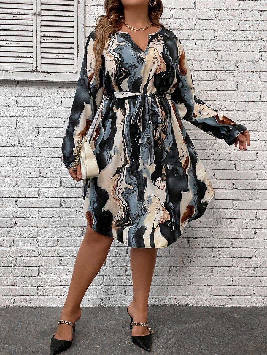 Rochie midi SHEIN, mix culori