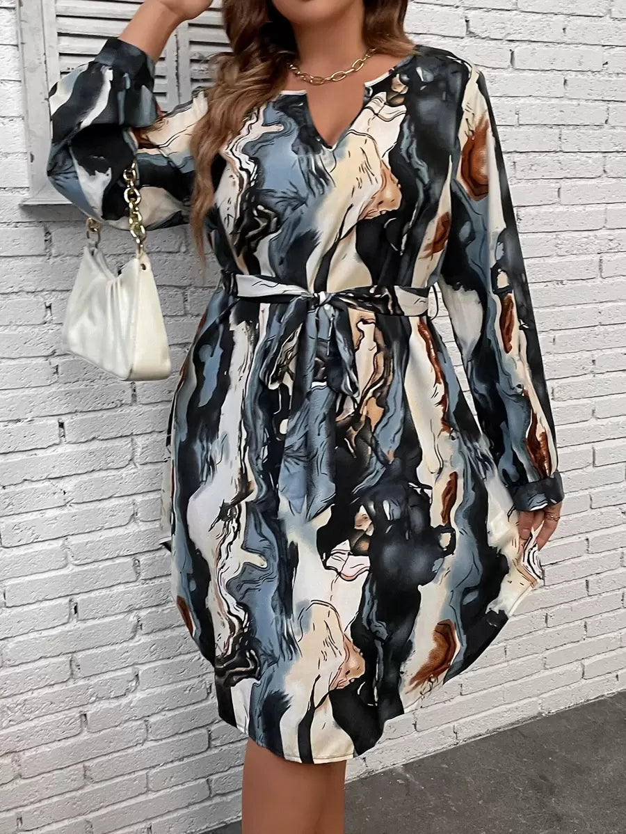 Rochie midi SHEIN, mix culori