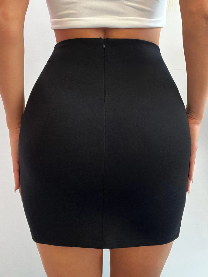 Fustă mini SHEIN, negru