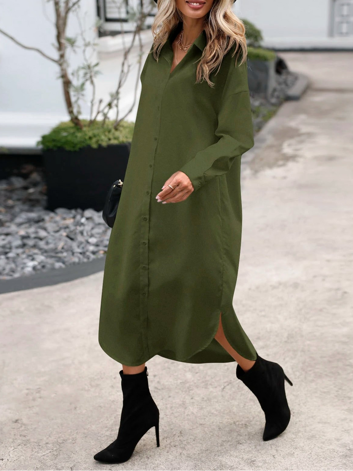 Rochie maxi SHEIN, verde