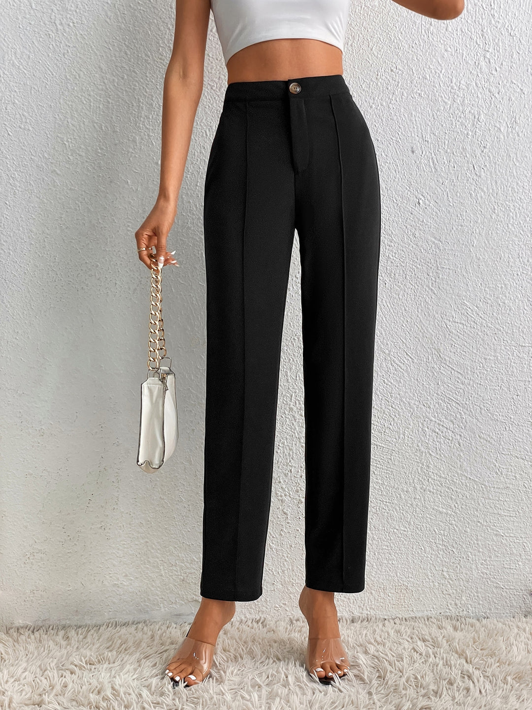 Pantaloni SHEIN, negru