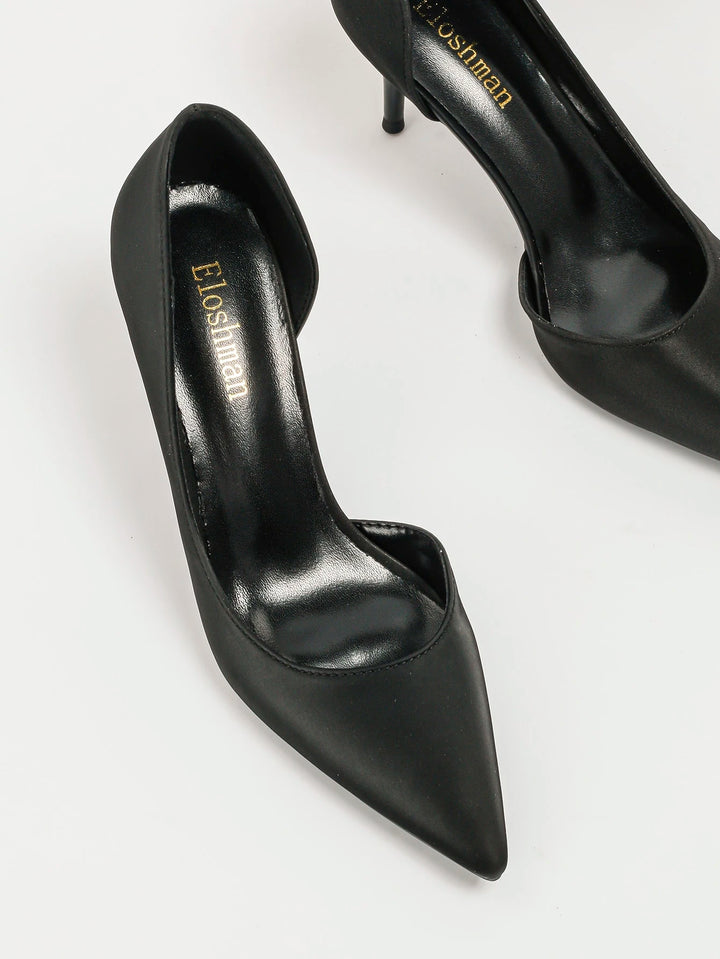 Pantofi cu toc SHEIN, negru