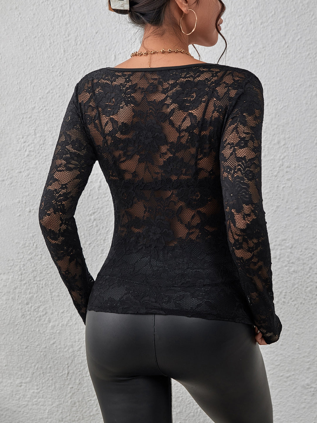 Top SHEIN, negru