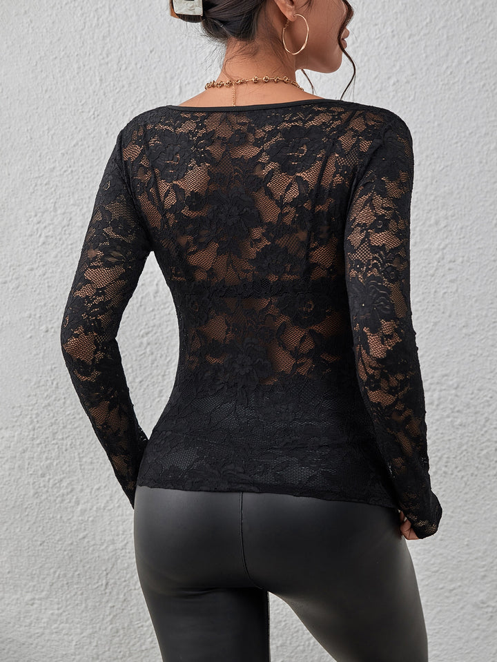 Top SHEIN, negru