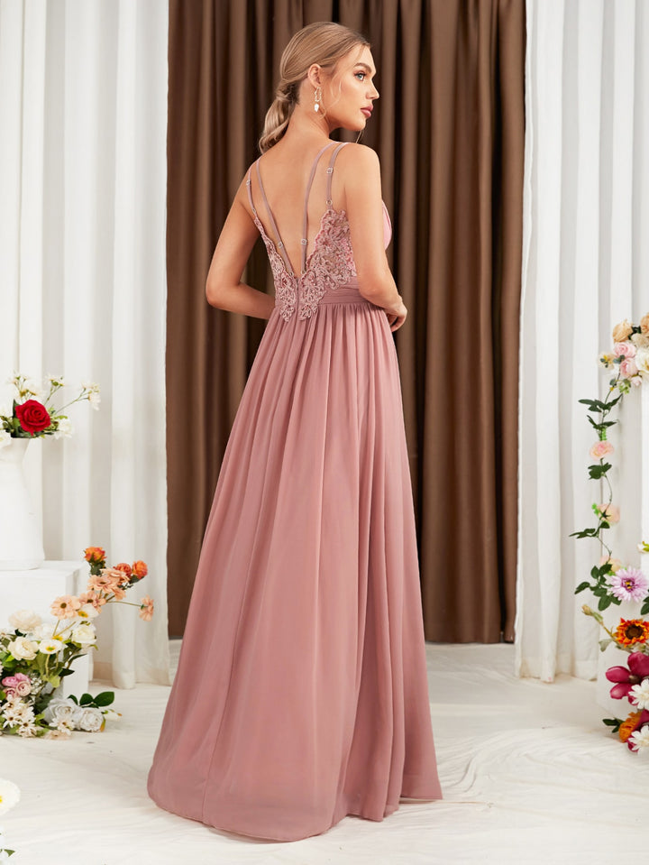 Rochie maxi SHEIN, roz