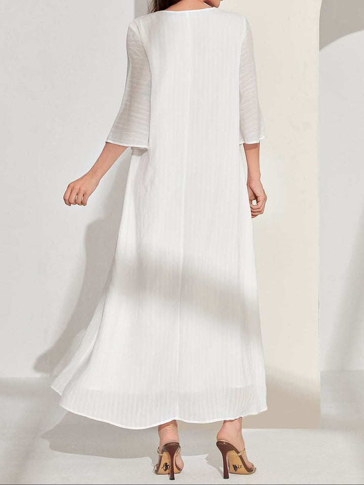 Rochie maxi SHEIN, alb
