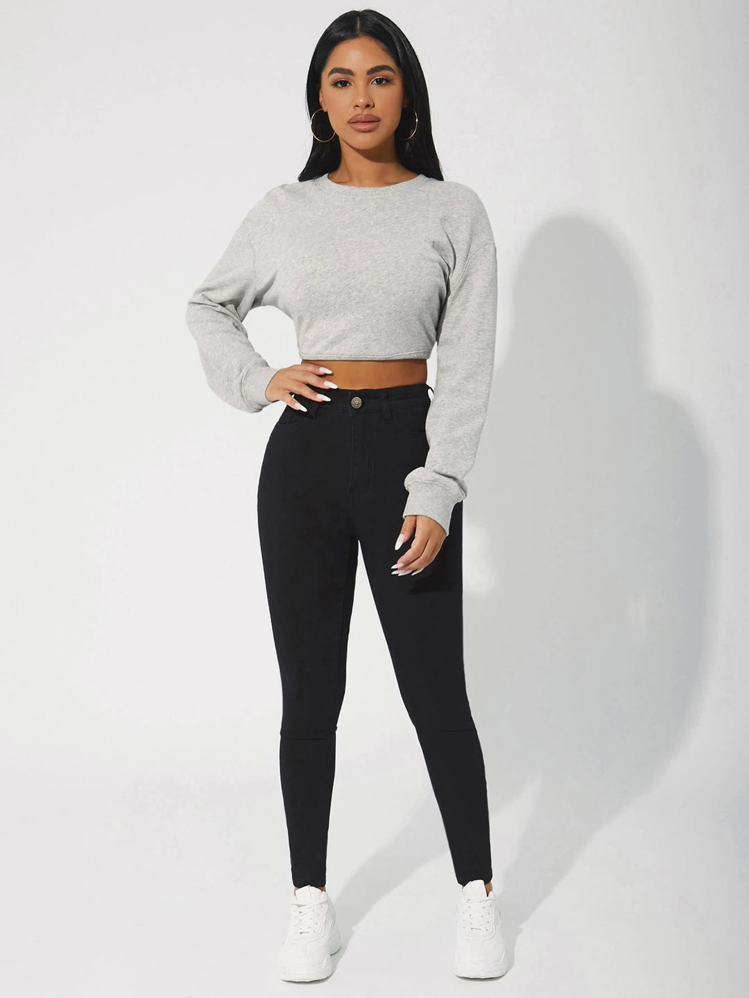 Jeans SHEIN, negru