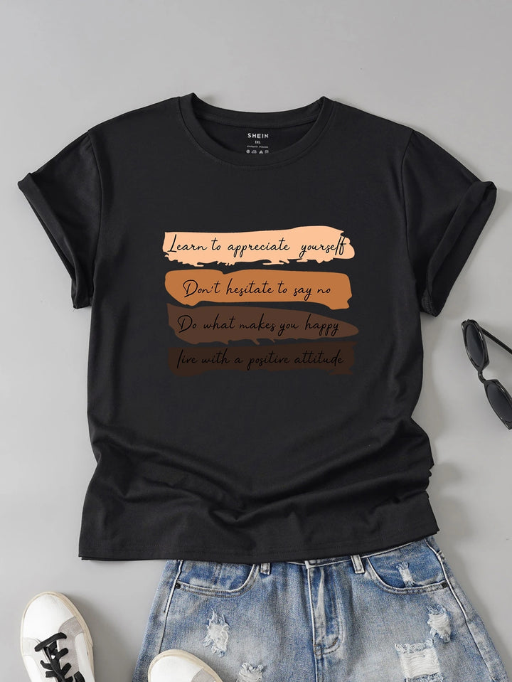 SHEIN póló, fekete