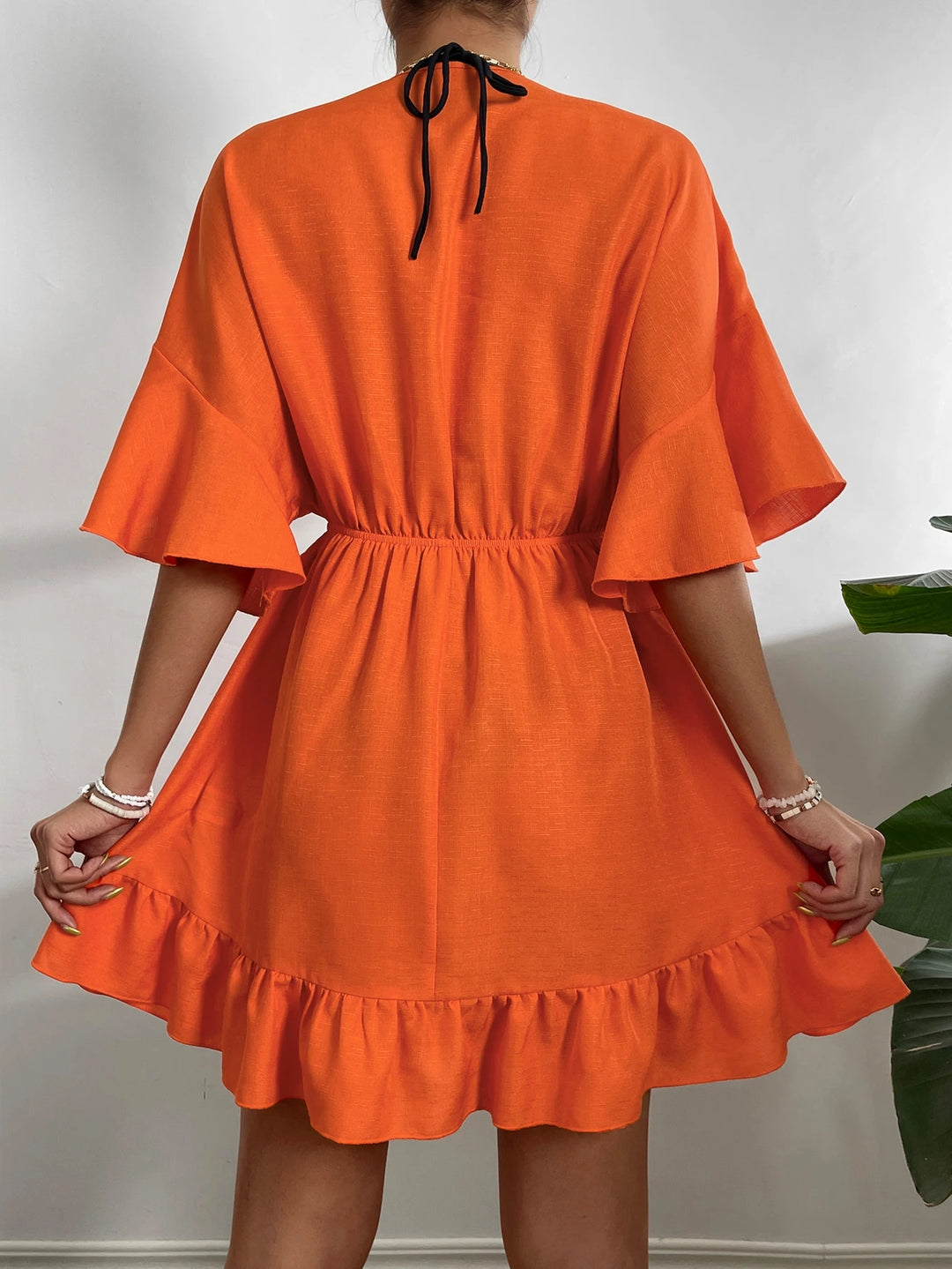Rochie mini SHEIN, portocaliu