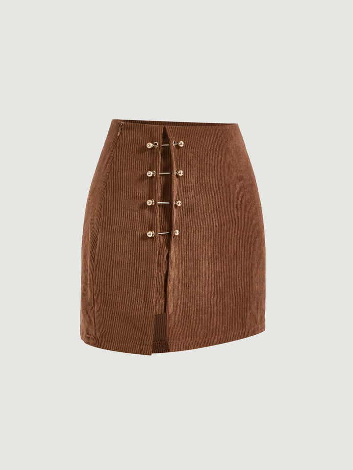 Fustă SHEIN, maro