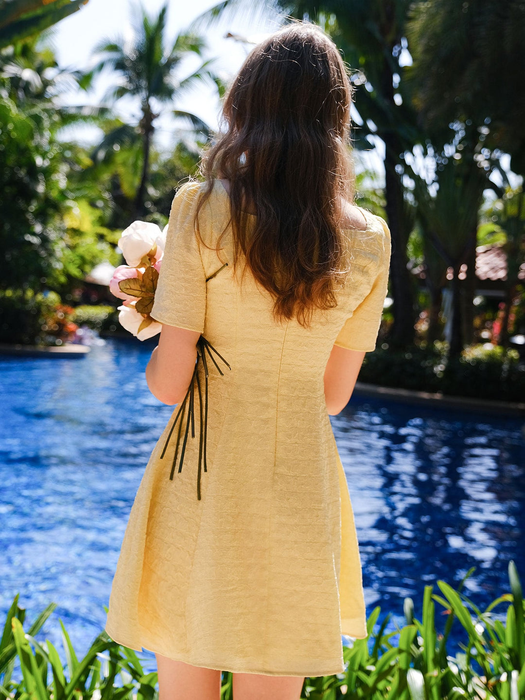Rochie mini SHEIN, galben