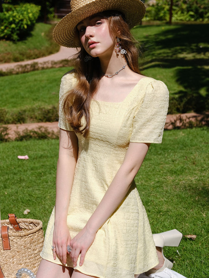 Rochie mini SHEIN, galben