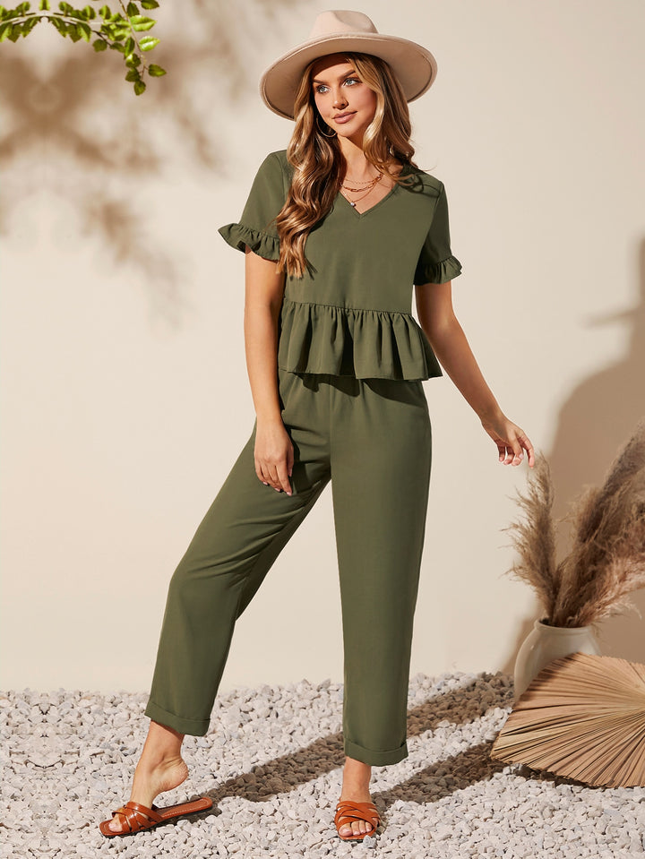 SHEIN overál, khaki