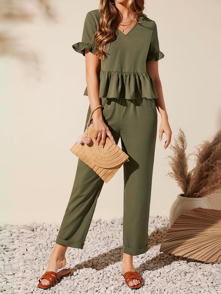 SHEIN overál, khaki