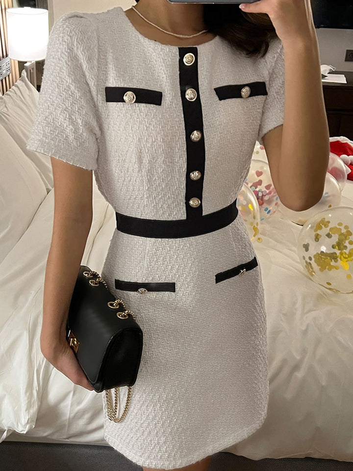 Rochie scurtă SHEIN, alb