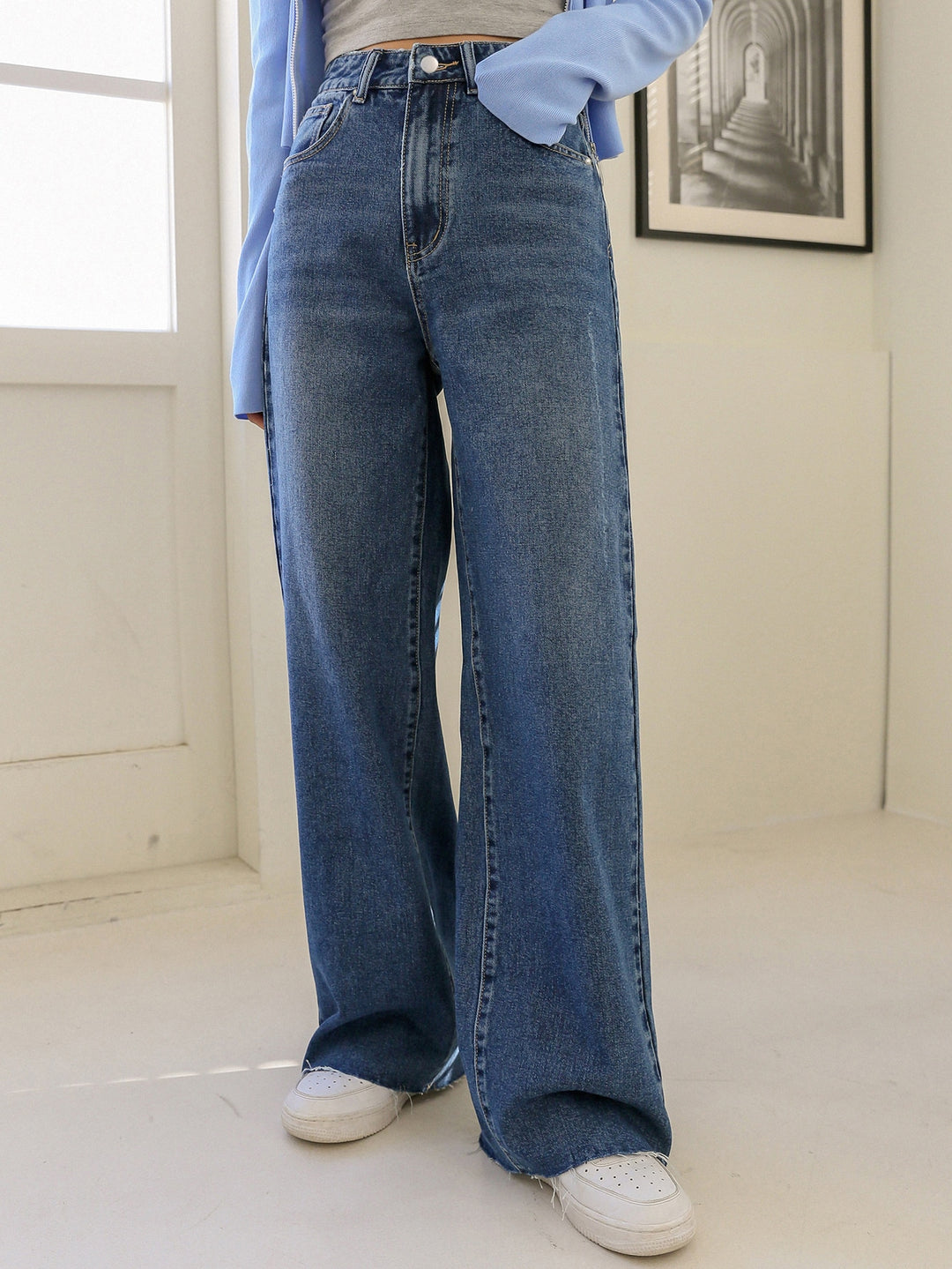 Jeans SHEIN, albastru