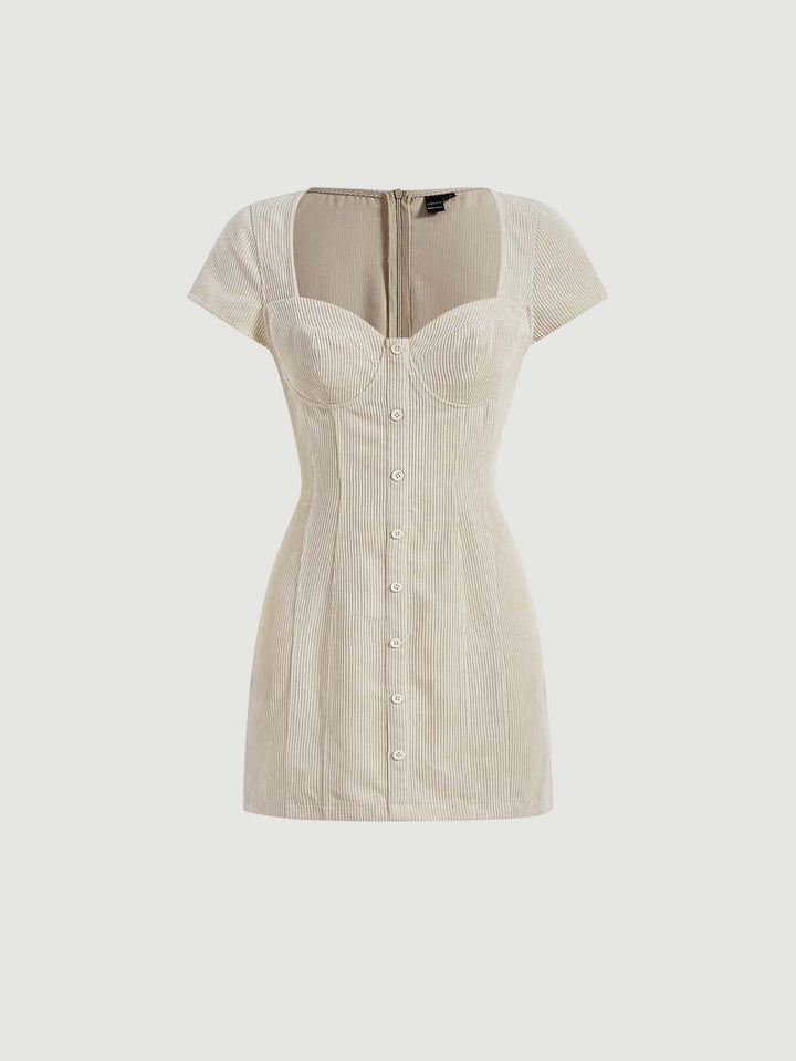 Rochie mini SHEIN, kaki