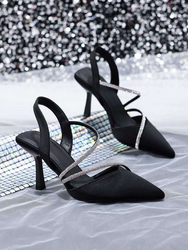 Pantofi cu toc SHEIN, negru