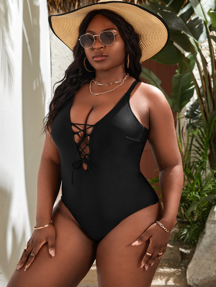 Costum de baie întreg SHEIN, negru