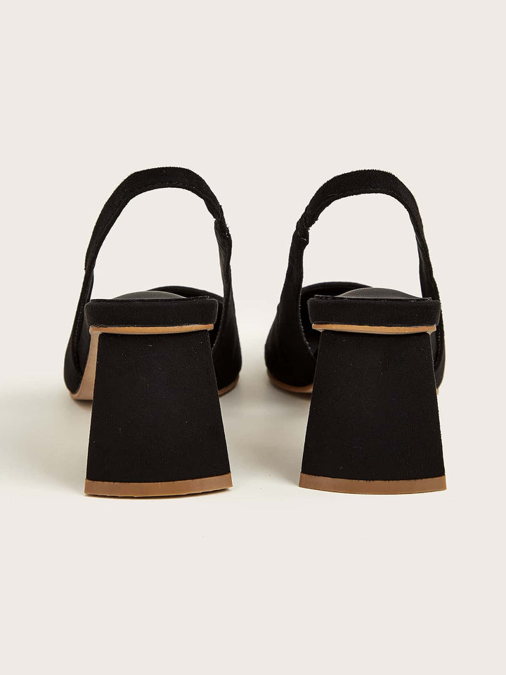 Pantofi cu toc SHEIN, negru
