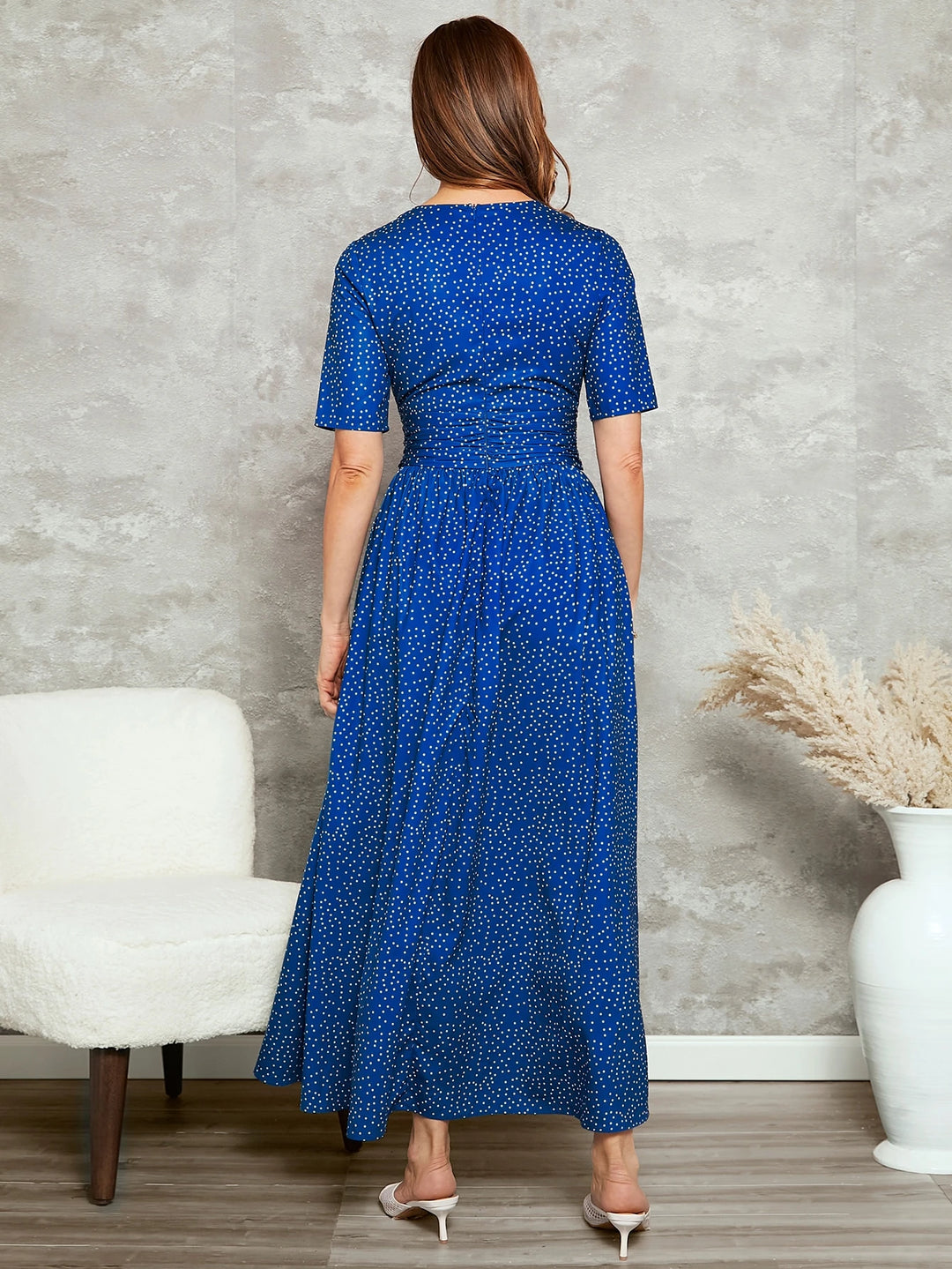 Rochie midi SHEIN, albastru